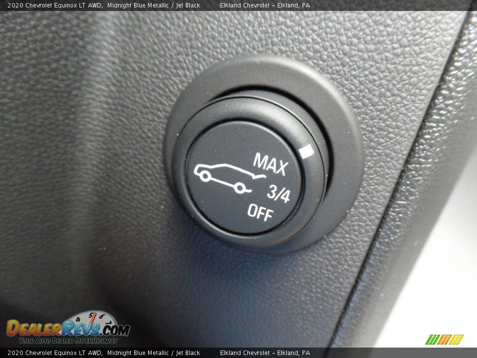 2020 Chevrolet Equinox LT AWD Midnight Blue Metallic / Jet Black Photo #22
