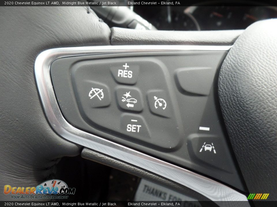 2020 Chevrolet Equinox LT AWD Midnight Blue Metallic / Jet Black Photo #23