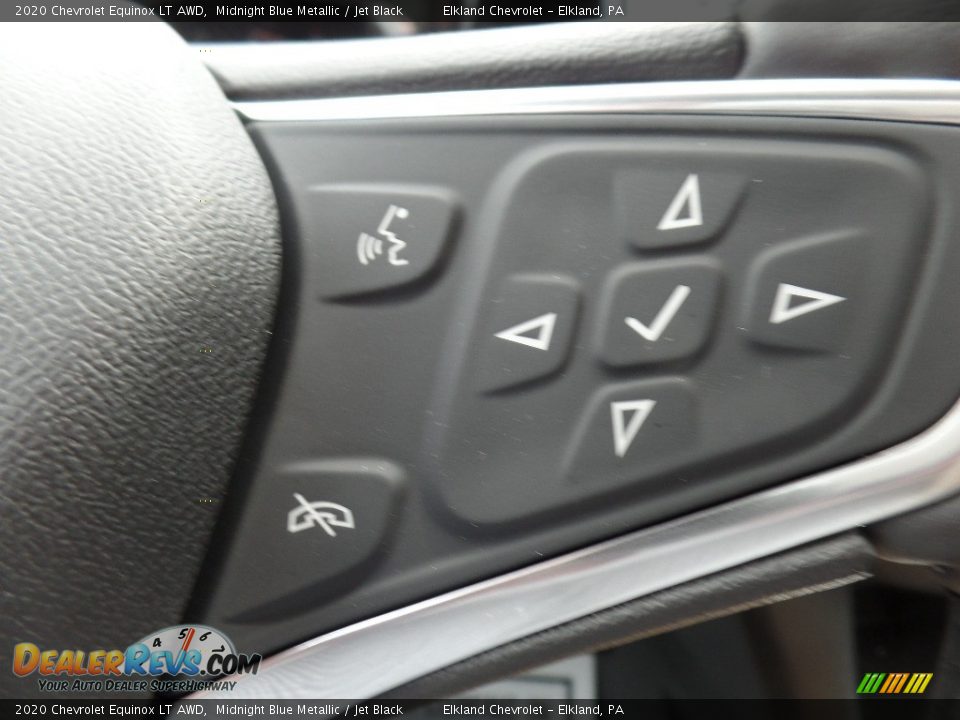 2020 Chevrolet Equinox LT AWD Midnight Blue Metallic / Jet Black Photo #24