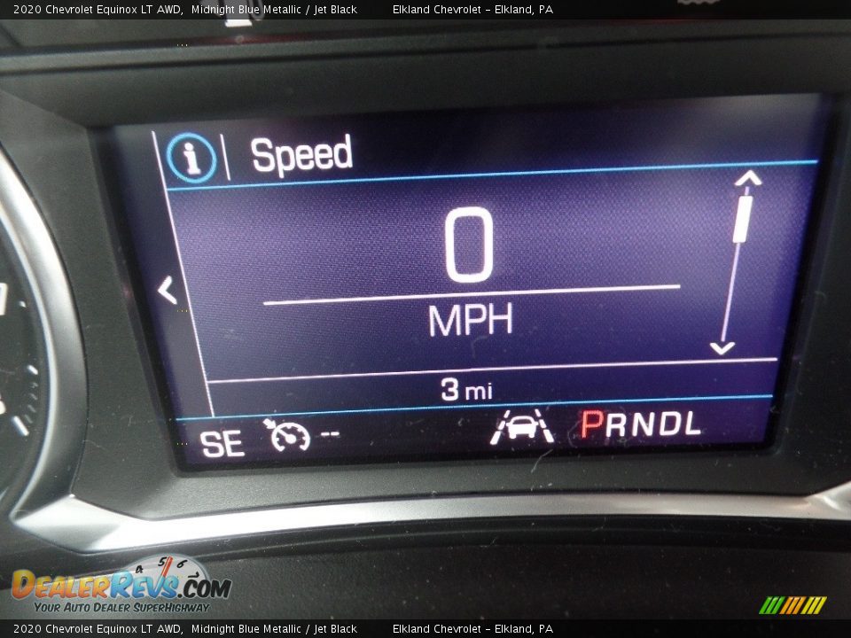 2020 Chevrolet Equinox LT AWD Midnight Blue Metallic / Jet Black Photo #25