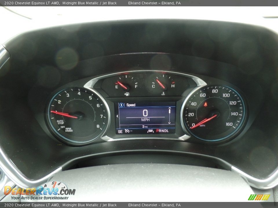 2020 Chevrolet Equinox LT AWD Midnight Blue Metallic / Jet Black Photo #26