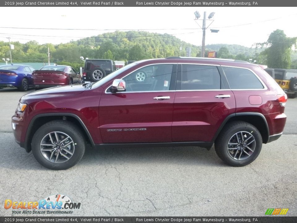 2019 Jeep Grand Cherokee Limited 4x4 Velvet Red Pearl / Black Photo #2