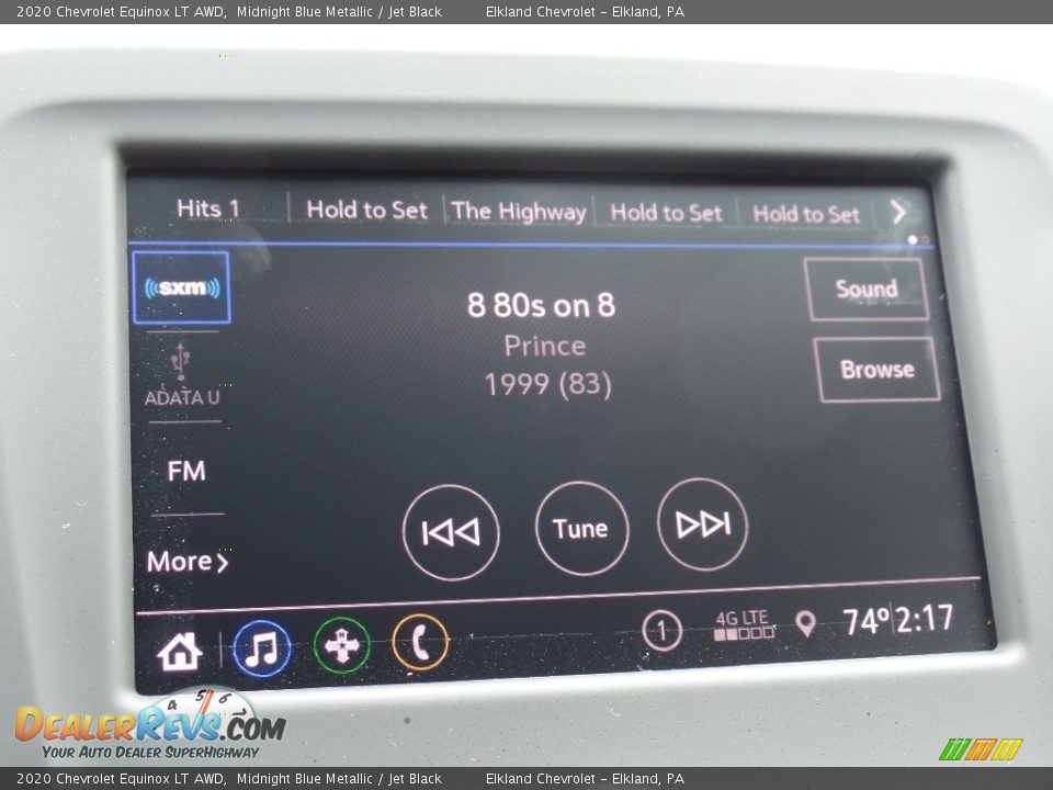 2020 Chevrolet Equinox LT AWD Midnight Blue Metallic / Jet Black Photo #29
