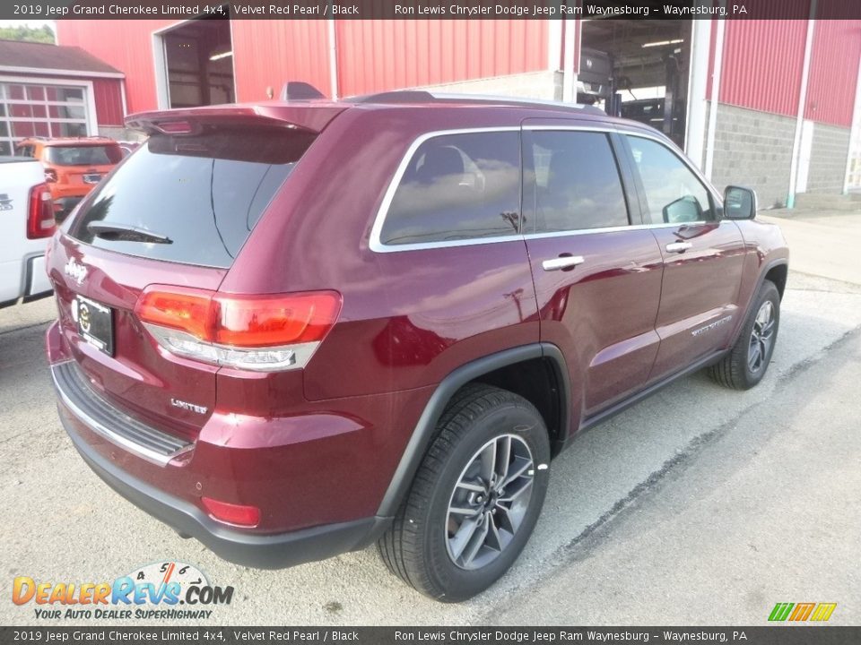 2019 Jeep Grand Cherokee Limited 4x4 Velvet Red Pearl / Black Photo #5