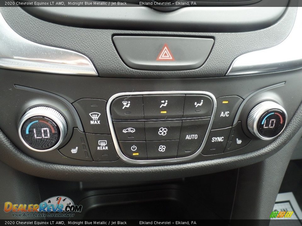 2020 Chevrolet Equinox LT AWD Midnight Blue Metallic / Jet Black Photo #33