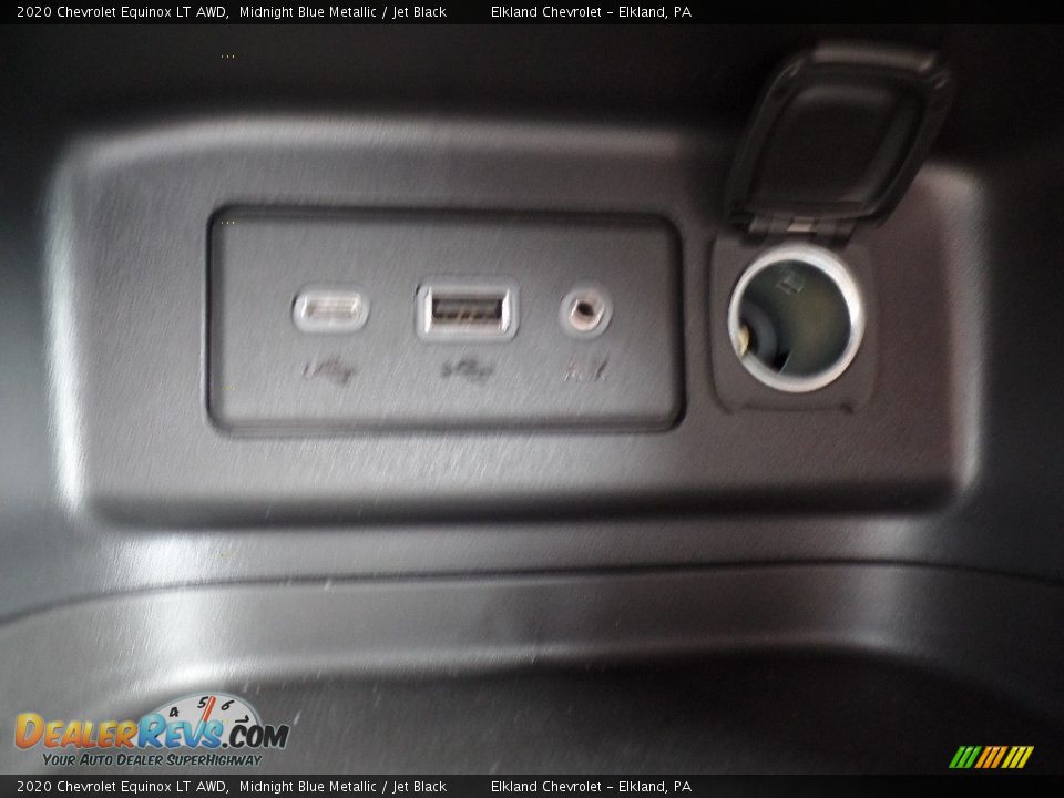 2020 Chevrolet Equinox LT AWD Midnight Blue Metallic / Jet Black Photo #34