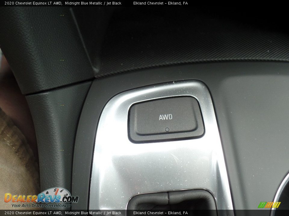 2020 Chevrolet Equinox LT AWD Midnight Blue Metallic / Jet Black Photo #35