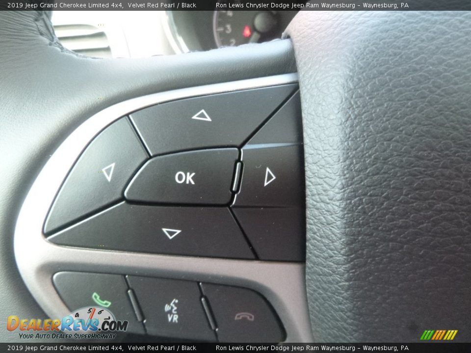2019 Jeep Grand Cherokee Limited 4x4 Velvet Red Pearl / Black Photo #19
