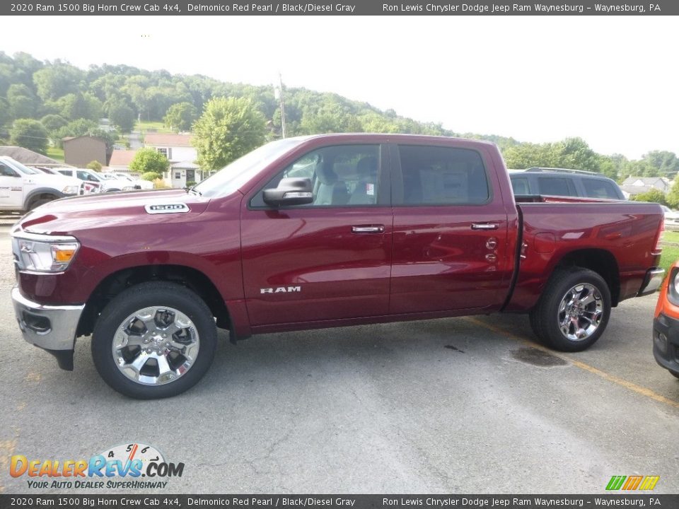Delmonico Red Pearl 2020 Ram 1500 Big Horn Crew Cab 4x4 Photo #2