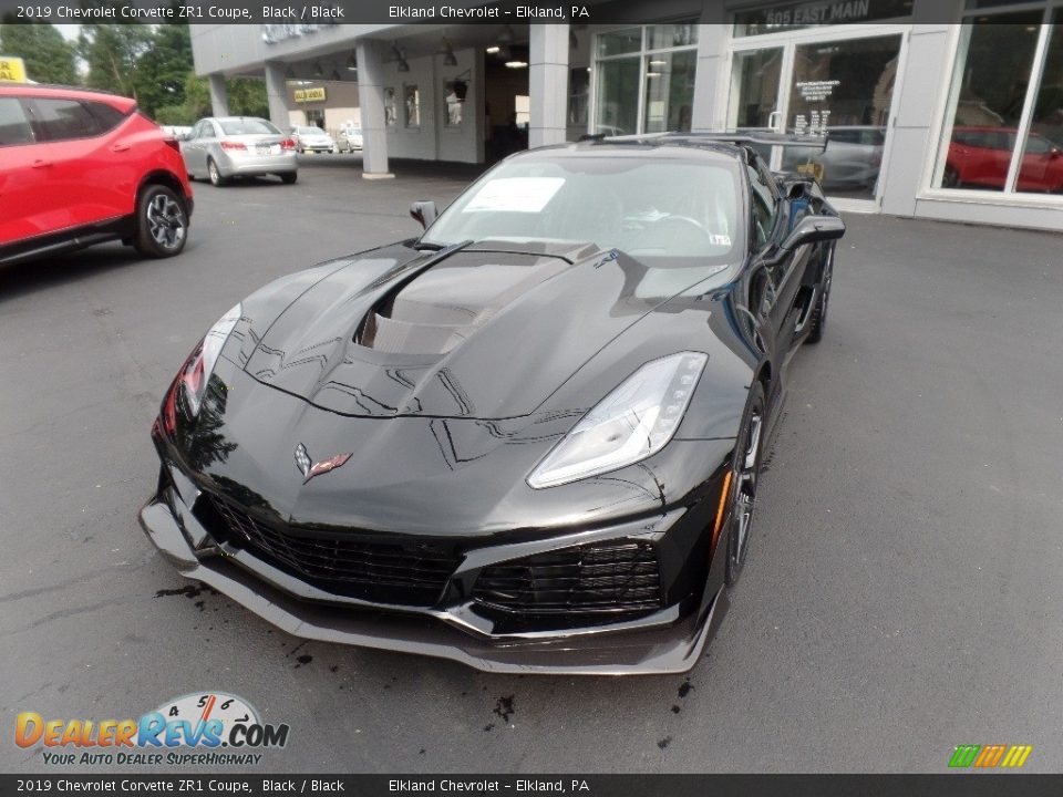 2019 Chevrolet Corvette ZR1 Coupe Black / Black Photo #3