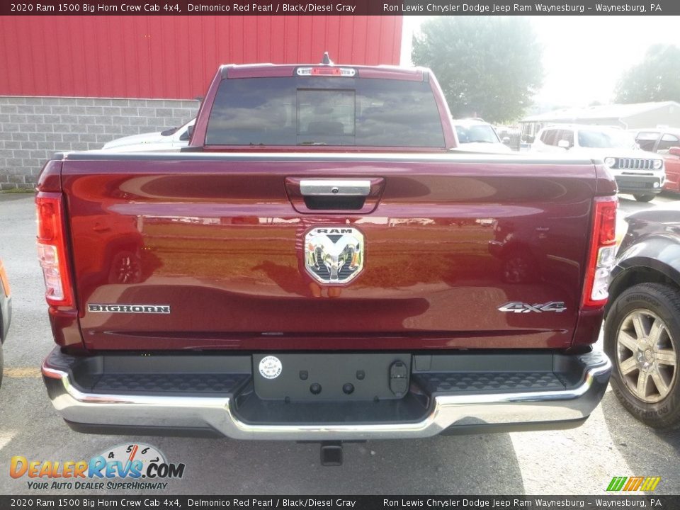 2020 Ram 1500 Big Horn Crew Cab 4x4 Delmonico Red Pearl / Black/Diesel Gray Photo #4