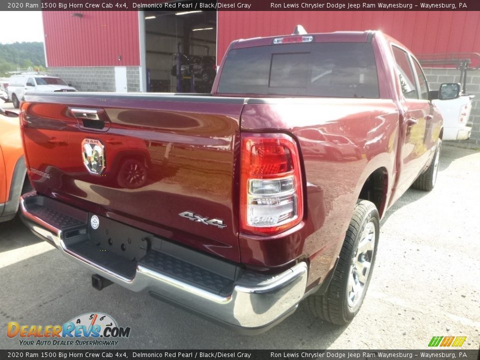 2020 Ram 1500 Big Horn Crew Cab 4x4 Delmonico Red Pearl / Black/Diesel Gray Photo #5