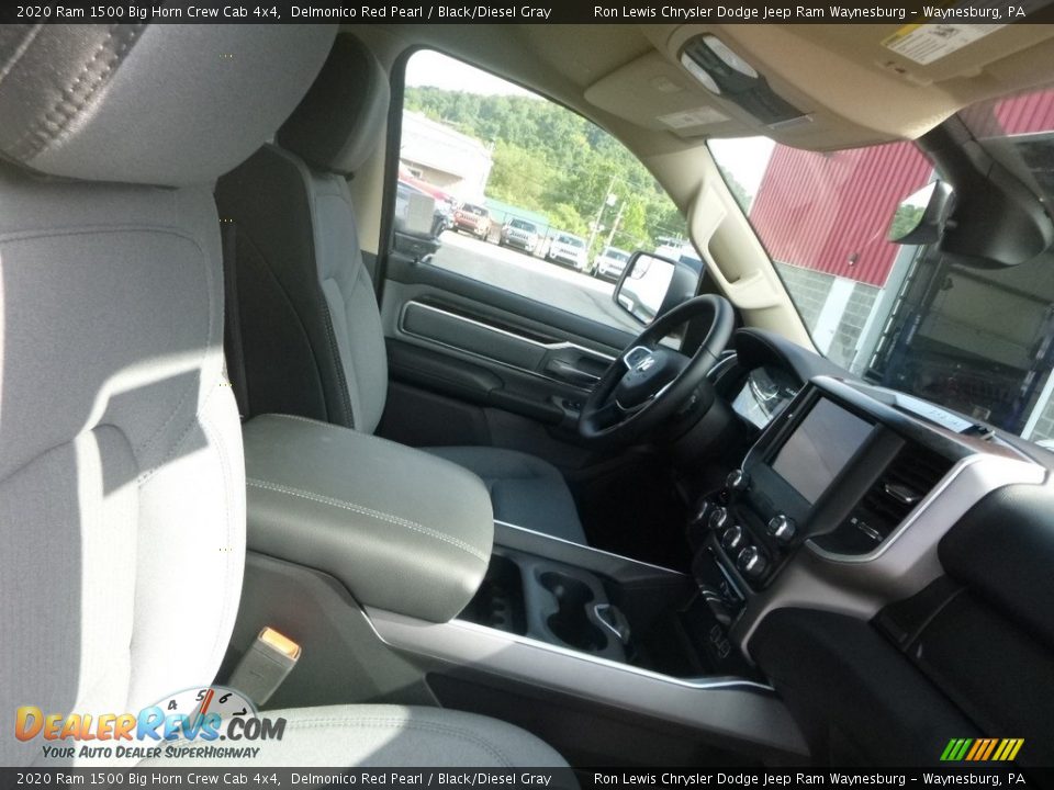2020 Ram 1500 Big Horn Crew Cab 4x4 Delmonico Red Pearl / Black/Diesel Gray Photo #9