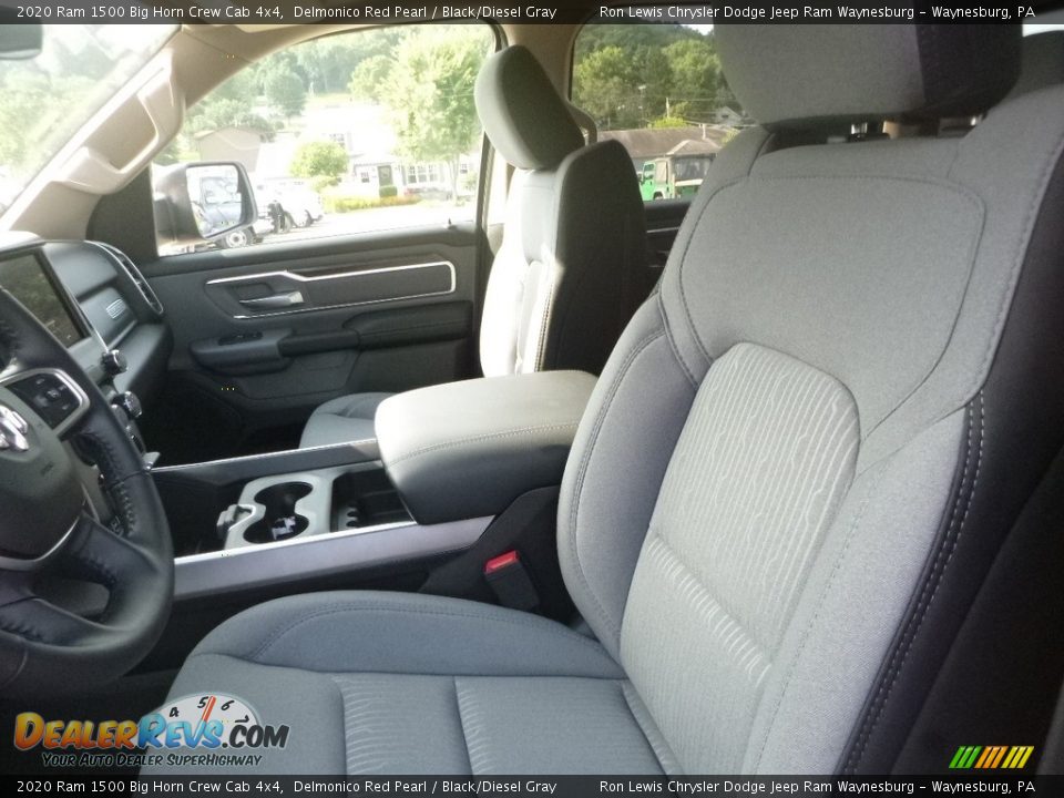2020 Ram 1500 Big Horn Crew Cab 4x4 Delmonico Red Pearl / Black/Diesel Gray Photo #13