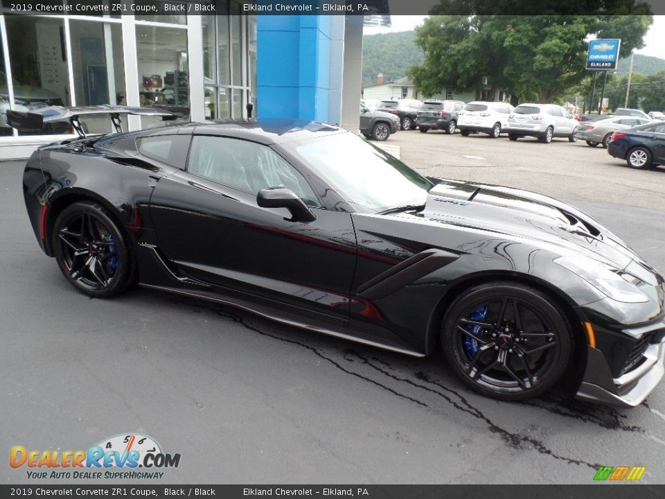 2019 Chevrolet Corvette ZR1 Coupe Black / Black Photo #13