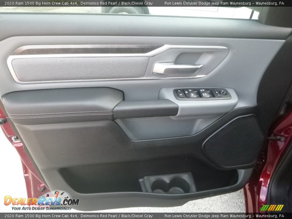2020 Ram 1500 Big Horn Crew Cab 4x4 Delmonico Red Pearl / Black/Diesel Gray Photo #14