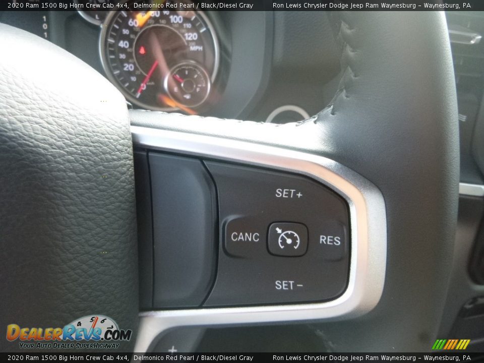 2020 Ram 1500 Big Horn Crew Cab 4x4 Steering Wheel Photo #19