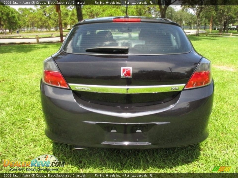 2008 Saturn Astra XR Coupe Black Sapphire / Charcoal Photo #7