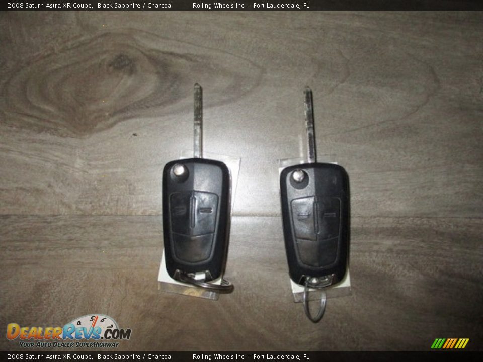 2008 Saturn Astra XR Coupe Black Sapphire / Charcoal Photo #21
