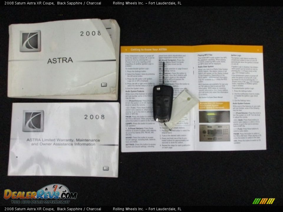 2008 Saturn Astra XR Coupe Black Sapphire / Charcoal Photo #23