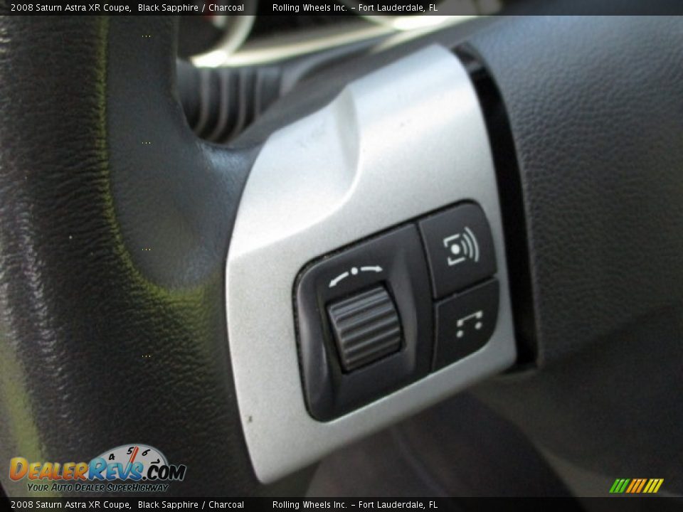 2008 Saturn Astra XR Coupe Black Sapphire / Charcoal Photo #24