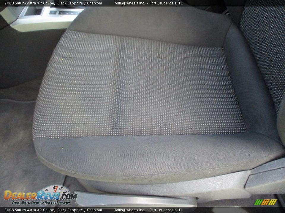 2008 Saturn Astra XR Coupe Black Sapphire / Charcoal Photo #31