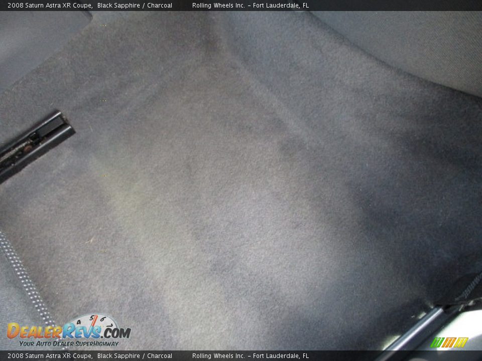 2008 Saturn Astra XR Coupe Black Sapphire / Charcoal Photo #32