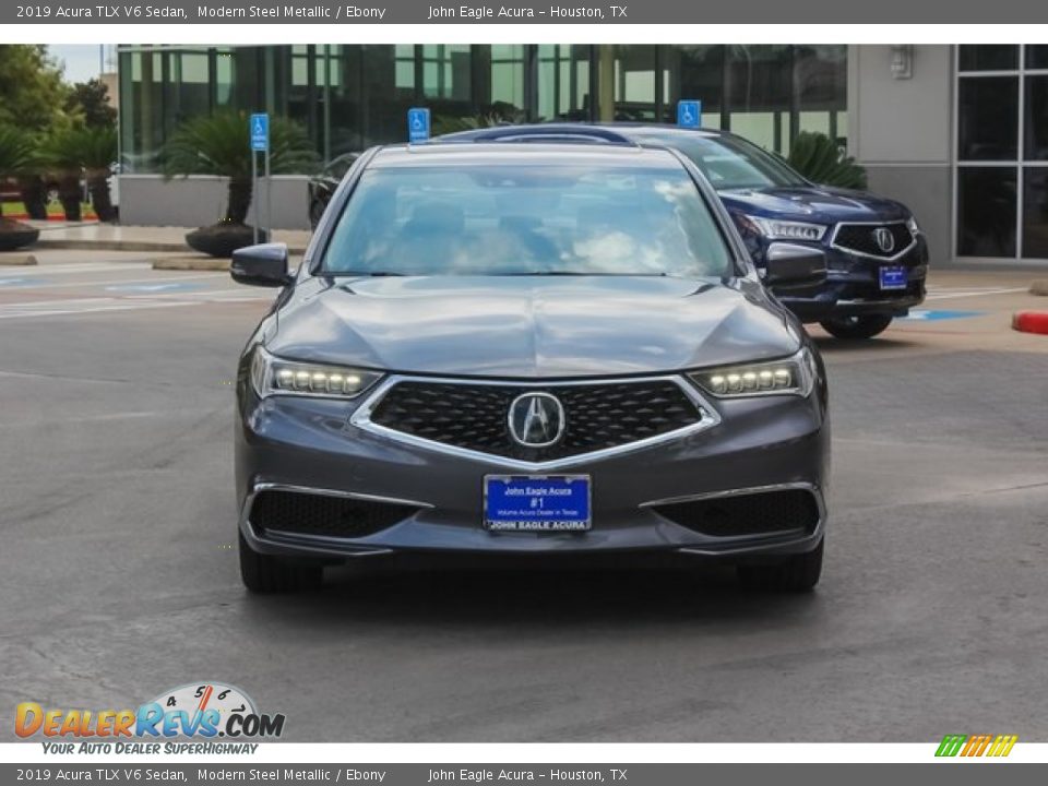 2019 Acura TLX V6 Sedan Modern Steel Metallic / Ebony Photo #2