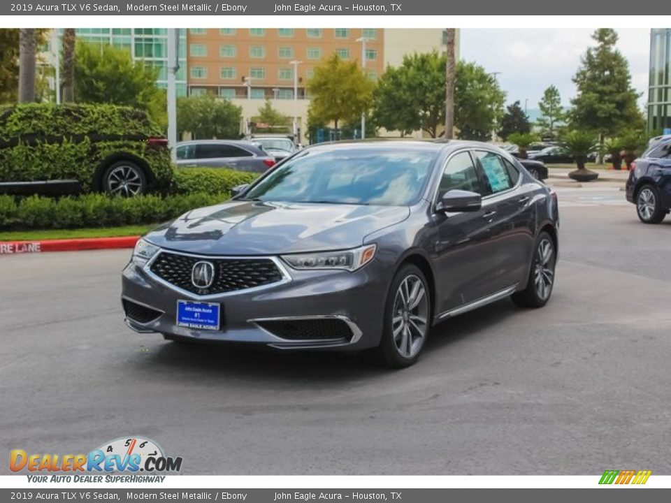 2019 Acura TLX V6 Sedan Modern Steel Metallic / Ebony Photo #3