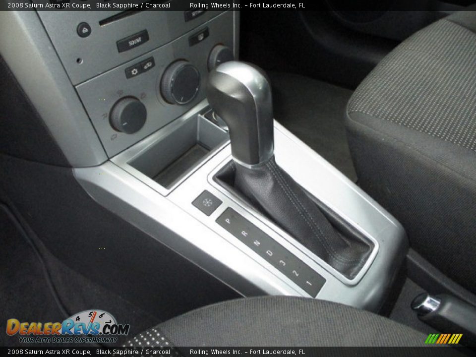 2008 Saturn Astra XR Coupe Black Sapphire / Charcoal Photo #36