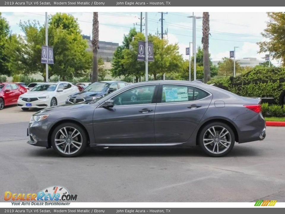 2019 Acura TLX V6 Sedan Modern Steel Metallic / Ebony Photo #4