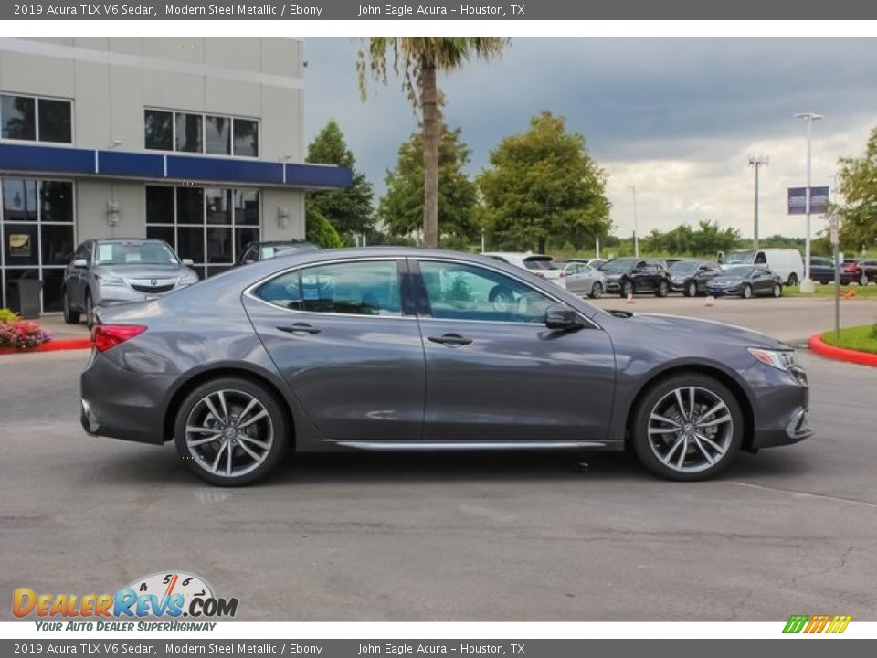 2019 Acura TLX V6 Sedan Modern Steel Metallic / Ebony Photo #5