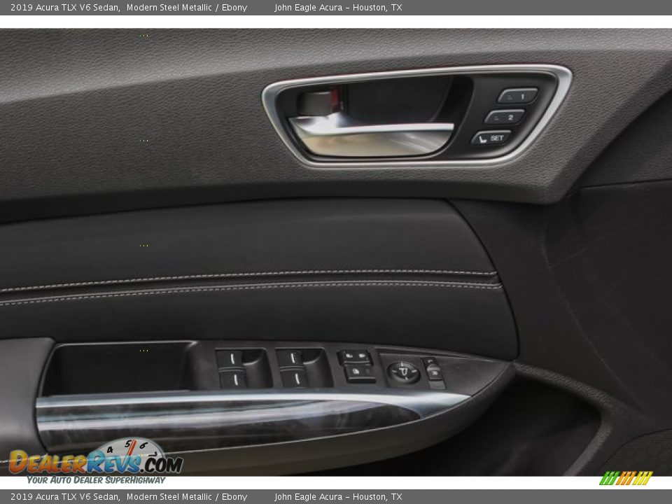 2019 Acura TLX V6 Sedan Modern Steel Metallic / Ebony Photo #9