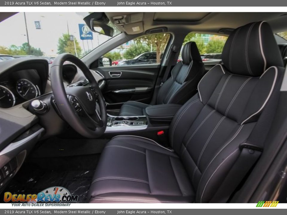 2019 Acura TLX V6 Sedan Modern Steel Metallic / Ebony Photo #13