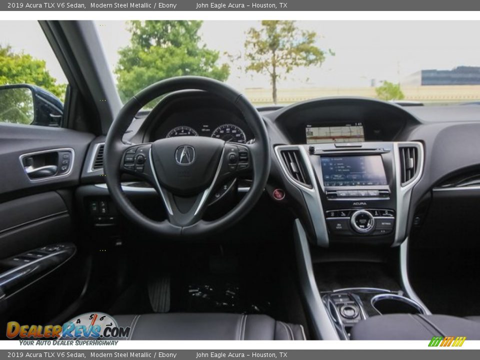 2019 Acura TLX V6 Sedan Modern Steel Metallic / Ebony Photo #22