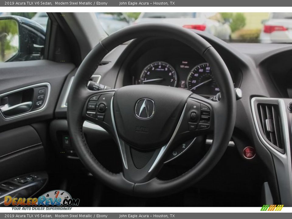 2019 Acura TLX V6 Sedan Modern Steel Metallic / Ebony Photo #23