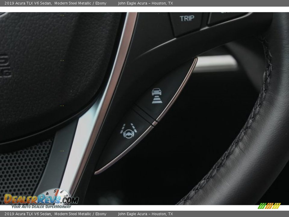 2019 Acura TLX V6 Sedan Modern Steel Metallic / Ebony Photo #33
