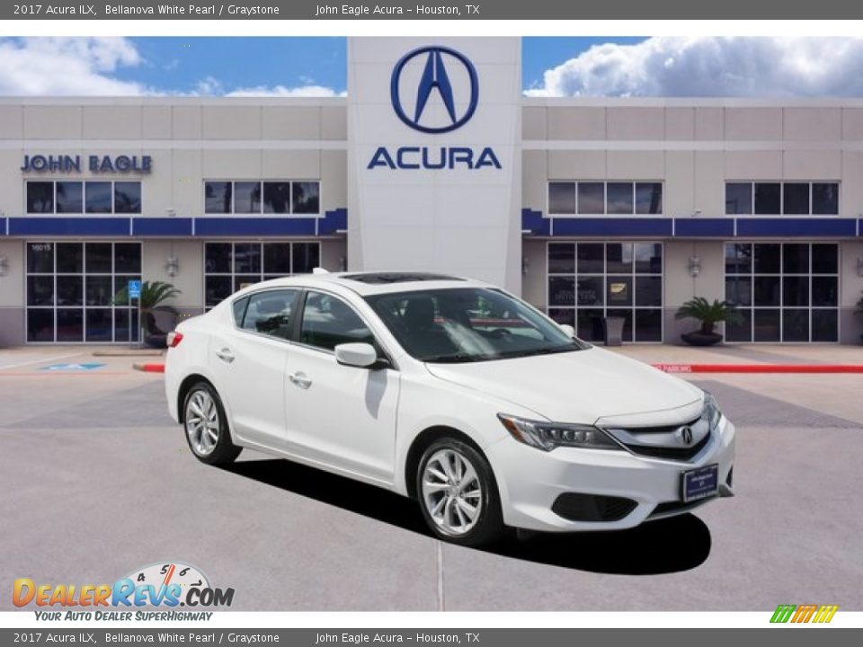 2017 Acura ILX Bellanova White Pearl / Graystone Photo #1