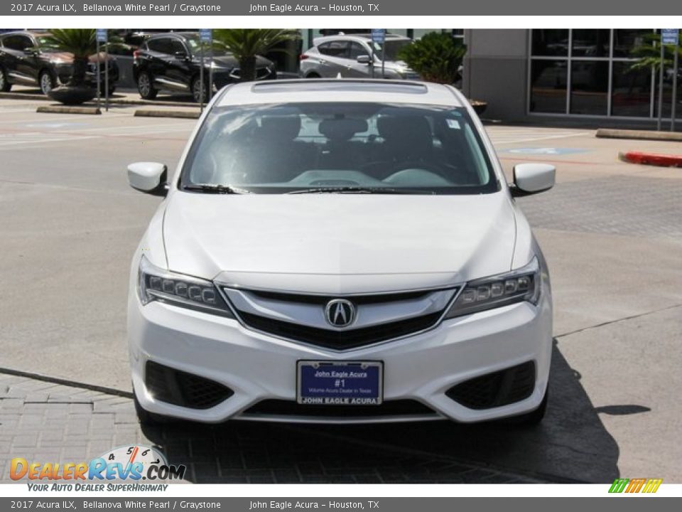 2017 Acura ILX Bellanova White Pearl / Graystone Photo #2