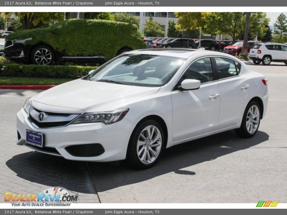 2017 Acura ILX Bellanova White Pearl / Graystone Photo #3