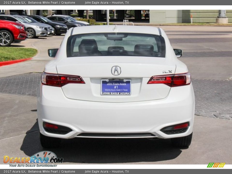 2017 Acura ILX Bellanova White Pearl / Graystone Photo #6
