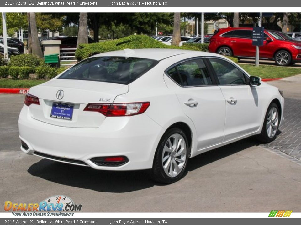 2017 Acura ILX Bellanova White Pearl / Graystone Photo #7