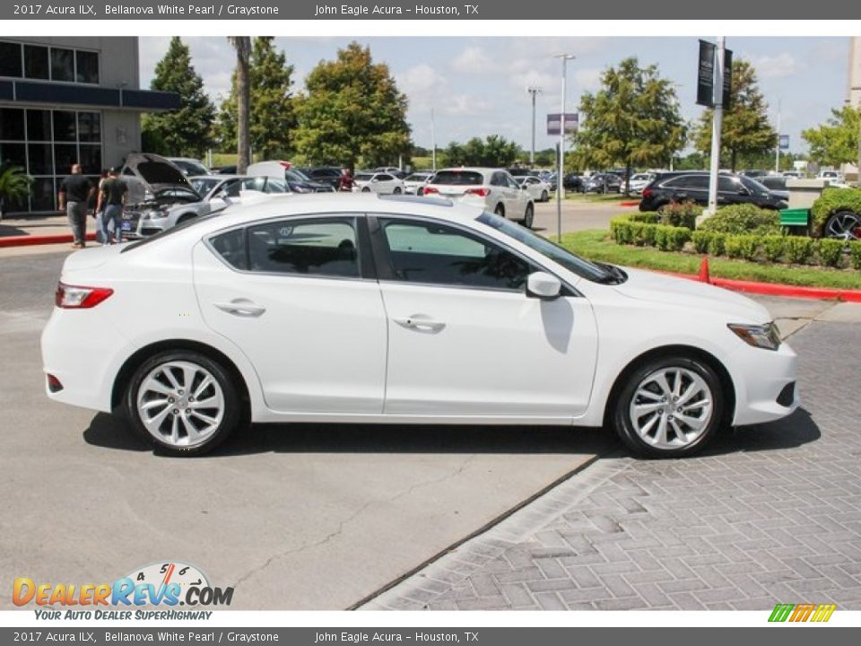 2017 Acura ILX Bellanova White Pearl / Graystone Photo #8