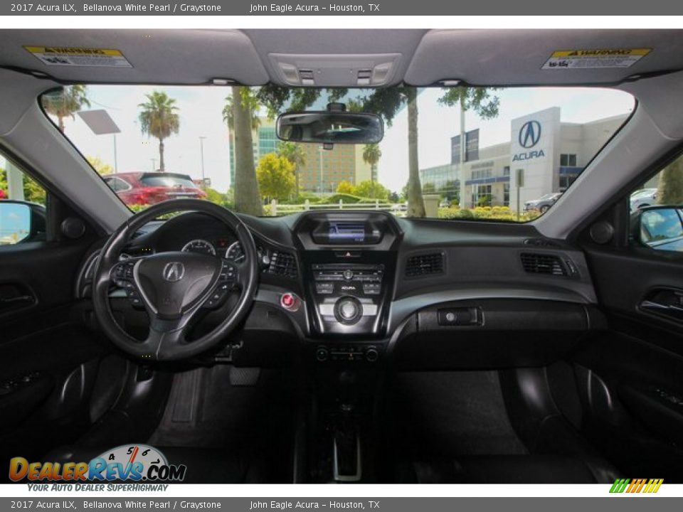 2017 Acura ILX Bellanova White Pearl / Graystone Photo #9