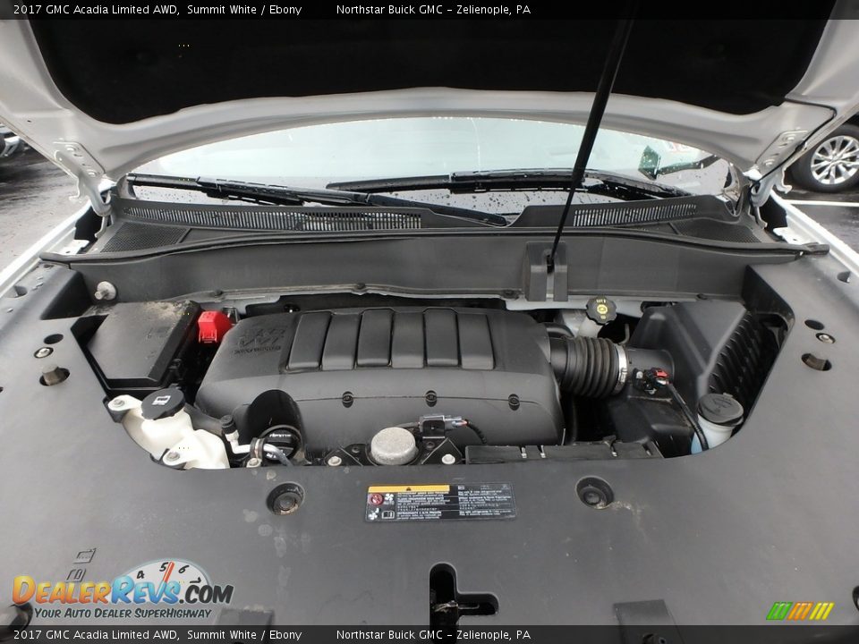 2017 GMC Acadia Limited AWD Summit White / Ebony Photo #2