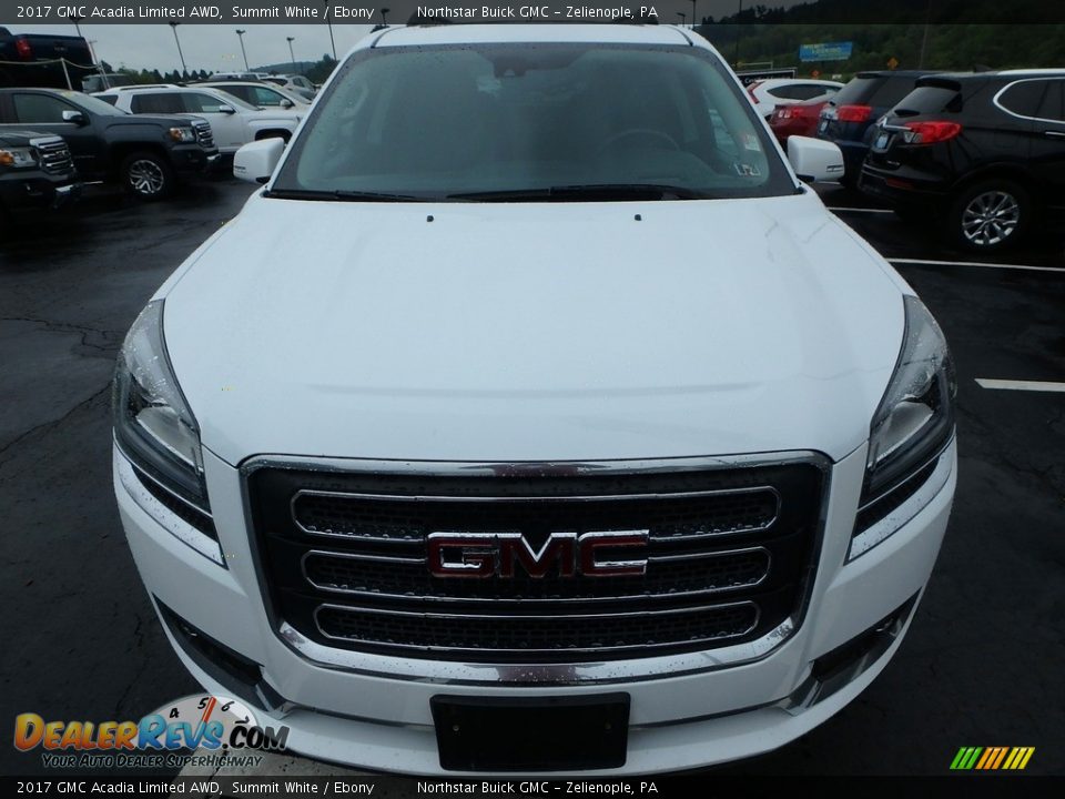 2017 GMC Acadia Limited AWD Summit White / Ebony Photo #3