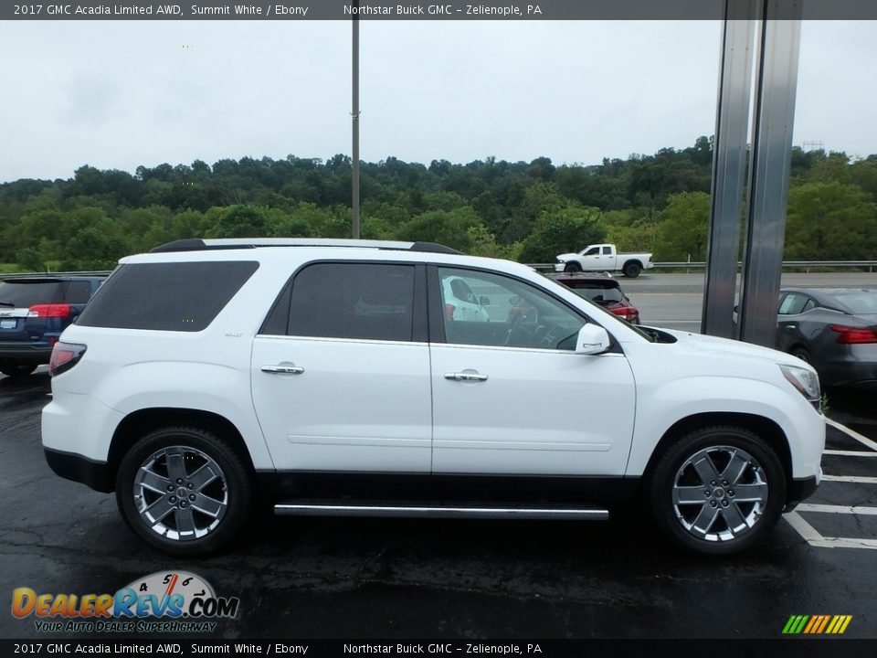 2017 GMC Acadia Limited AWD Summit White / Ebony Photo #5