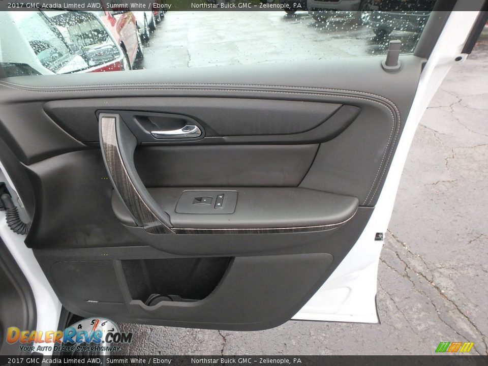 2017 GMC Acadia Limited AWD Summit White / Ebony Photo #6