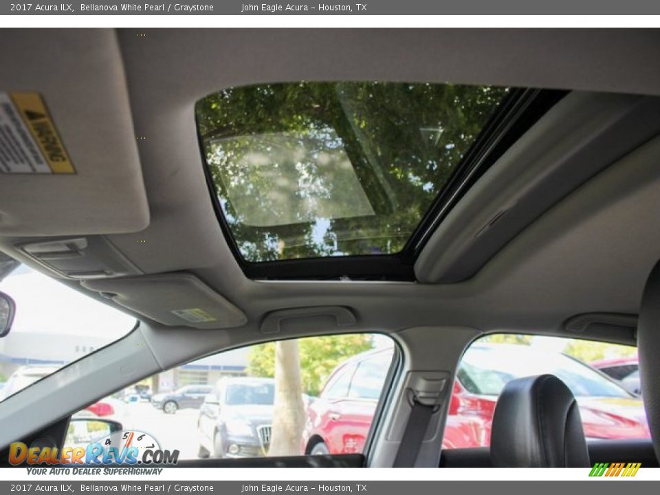 2017 Acura ILX Bellanova White Pearl / Graystone Photo #17
