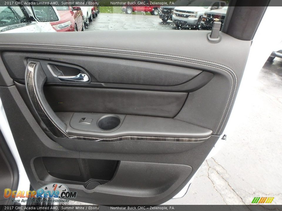 2017 GMC Acadia Limited AWD Summit White / Ebony Photo #7